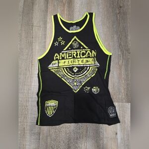 Mens American Fighter tank